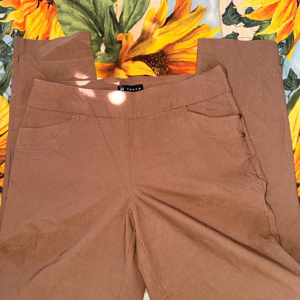 Stylish Brown Women's Straight Leg Pants